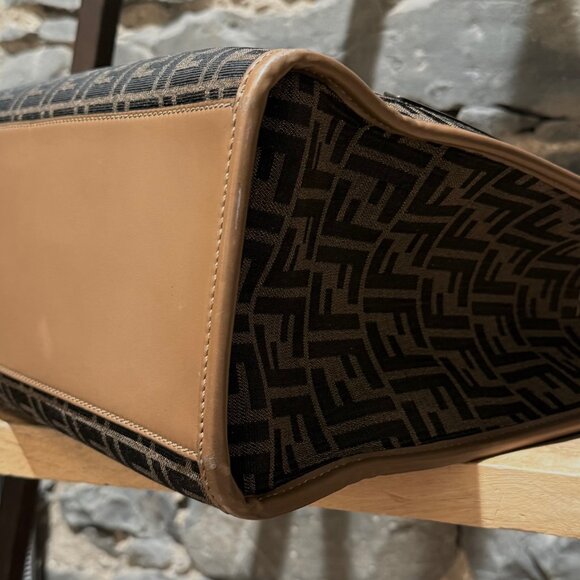 Fendi Sunshine Medium FF Jacquard Tote Bag - Picture 8 of 16